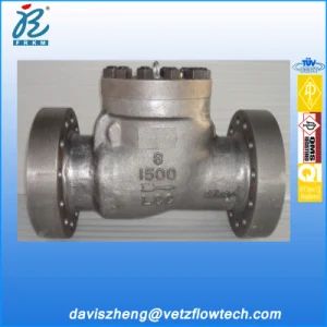 API 6D 8-1500 Carbon Steel Flange Swing Check Valve